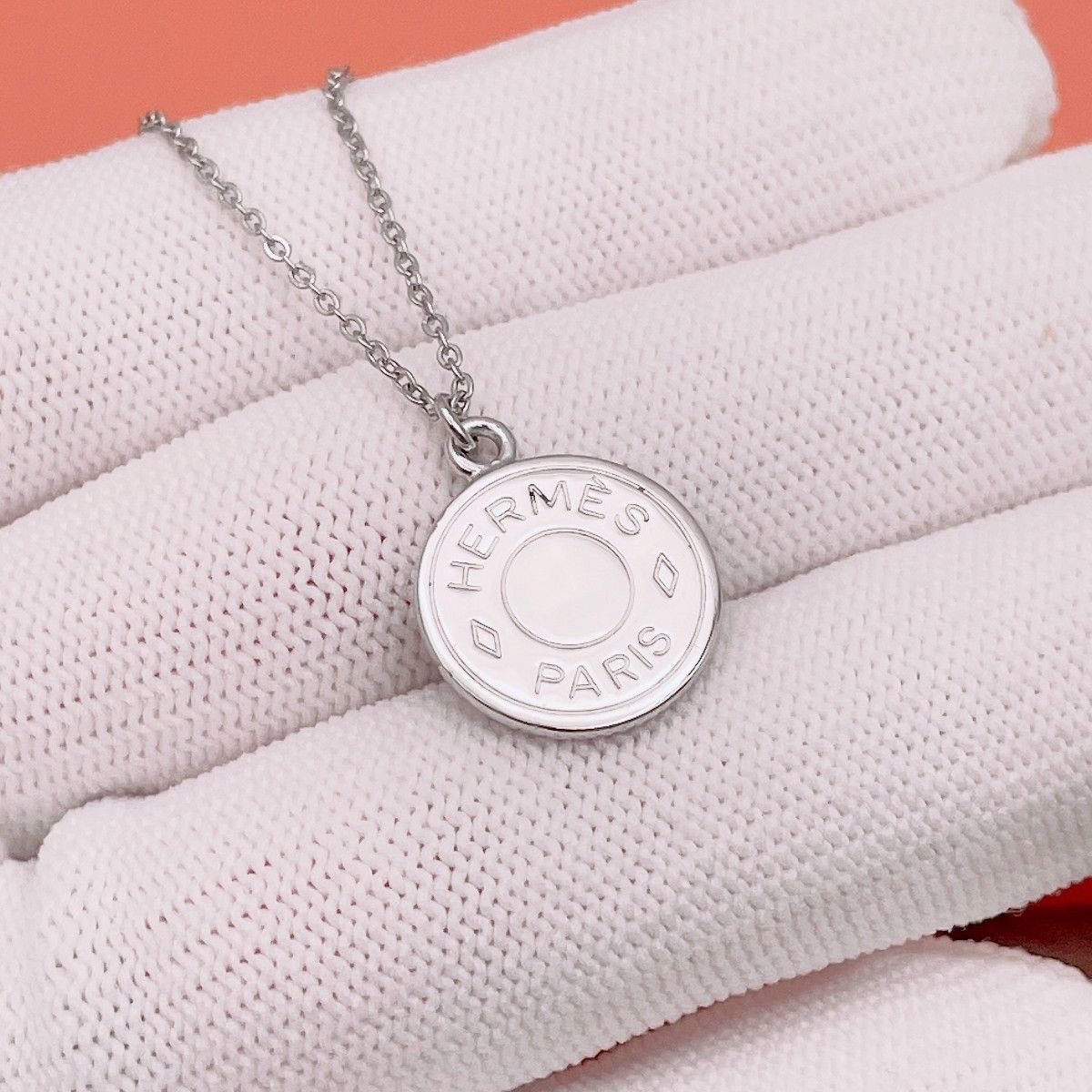 ◇エルメス◇新品仕上済 HERMES セリエ 小 チャーム シルバー