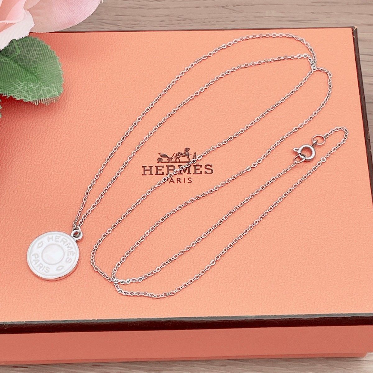 ◇エルメス◇新品仕上済 HERMES セリエ 小 チャーム シルバー