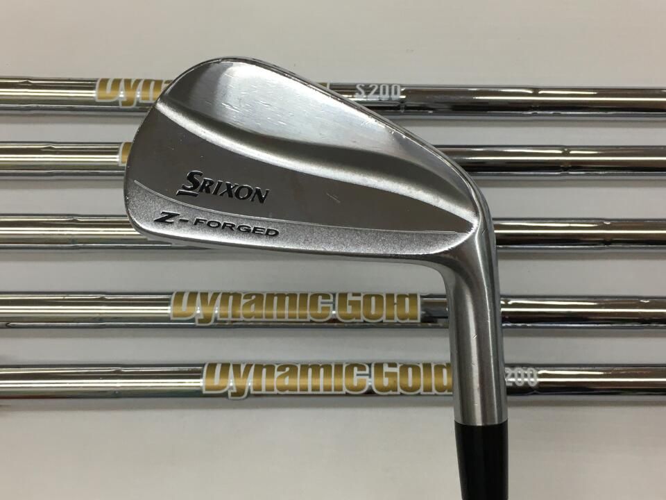 ダンロップ　SRIXON Z-FORGED　ダイナミックゴールドＨＴ　S200フレックス　アイアンセット　中古【最短即日発送】