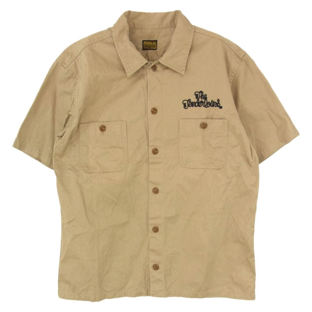 TENDERLOIN テンダーロイン T-WORK SHT HERRINGBONE S/S ヘリンボーン