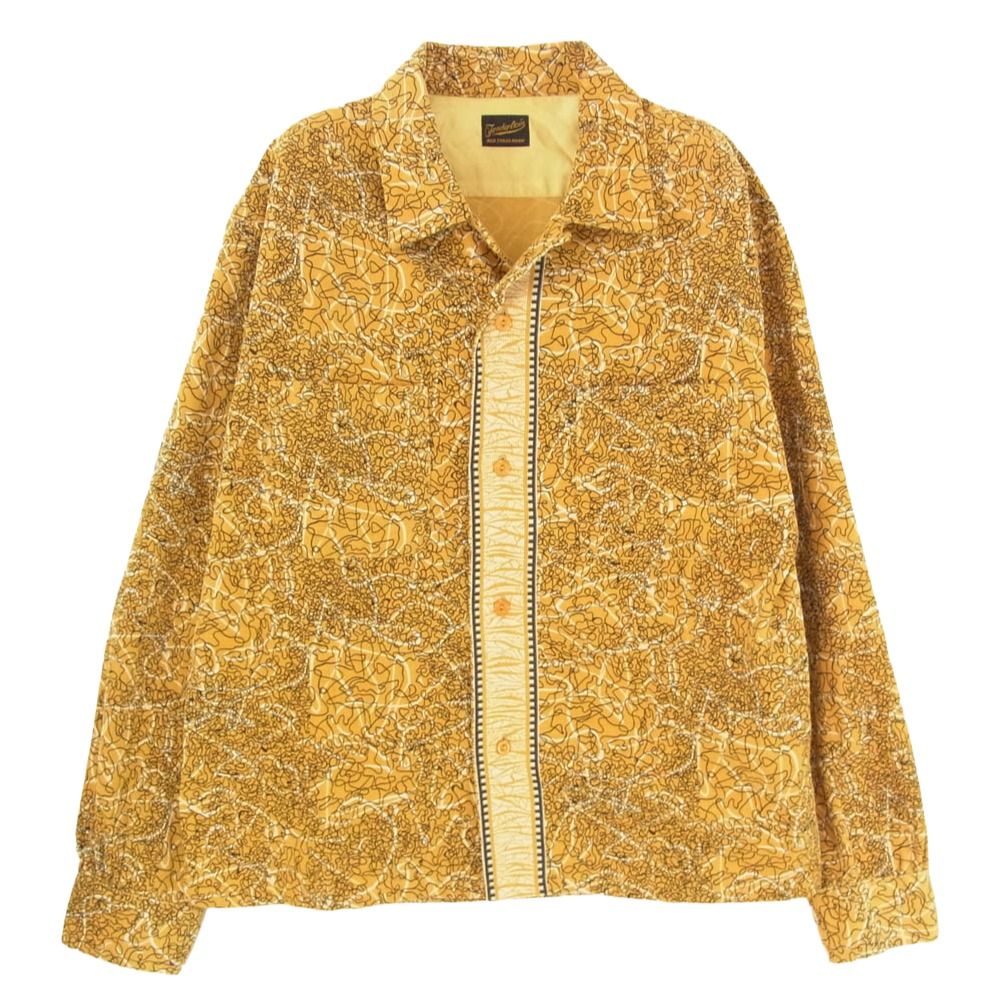 TENDERLOIN テンダーロイン T-CORDUROY SH AS 総柄 コーデュロイ 長袖