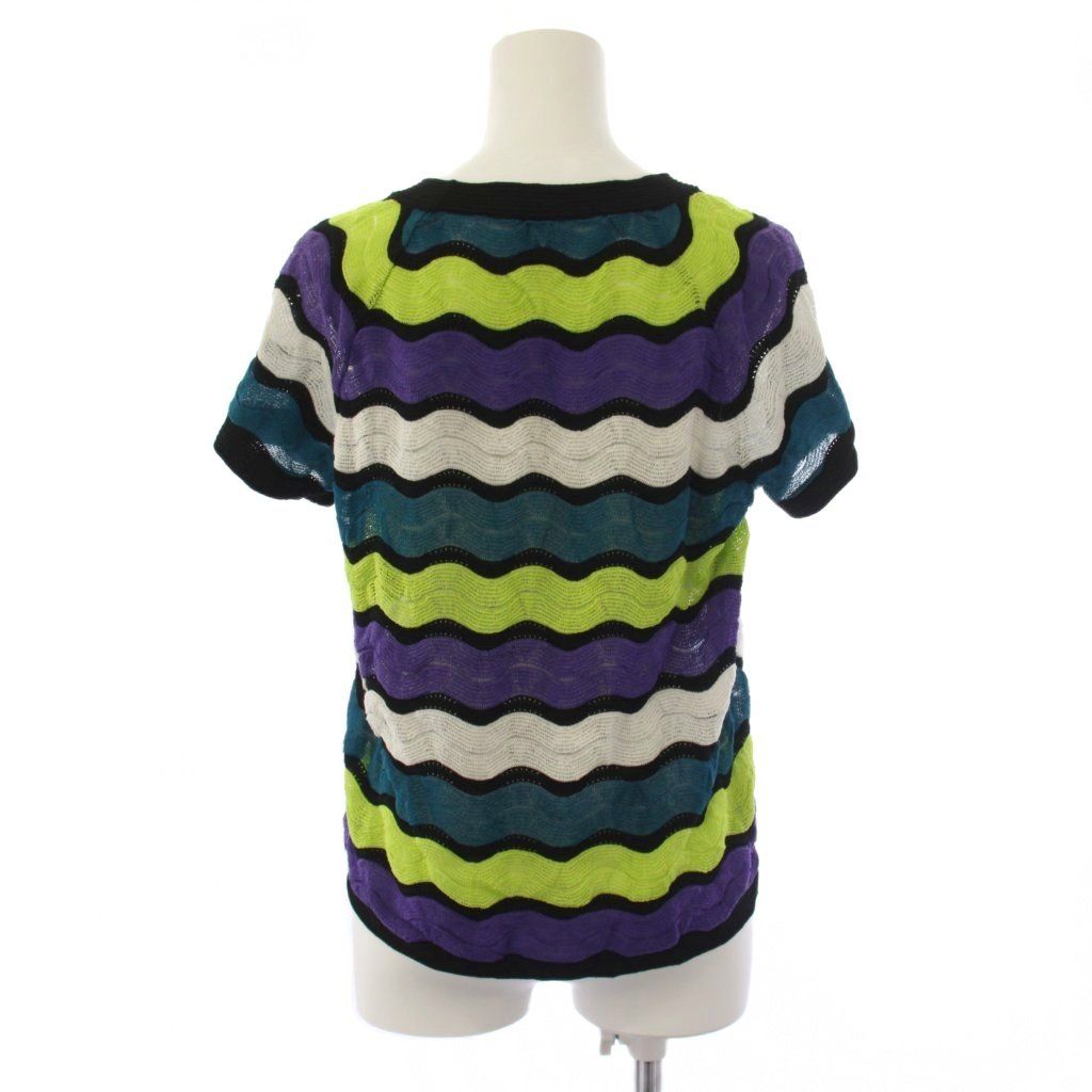 エムミッソーニ M MISSONI ニット カットソー 半袖 クルーネック