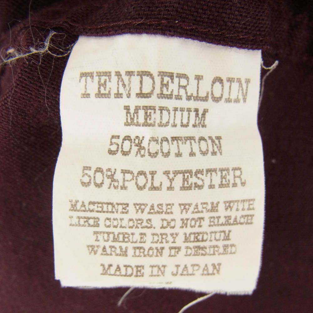 TENDERLOIN テンダーロイン T-BOWL SHT L/S 刺繡 ボーリング 長袖