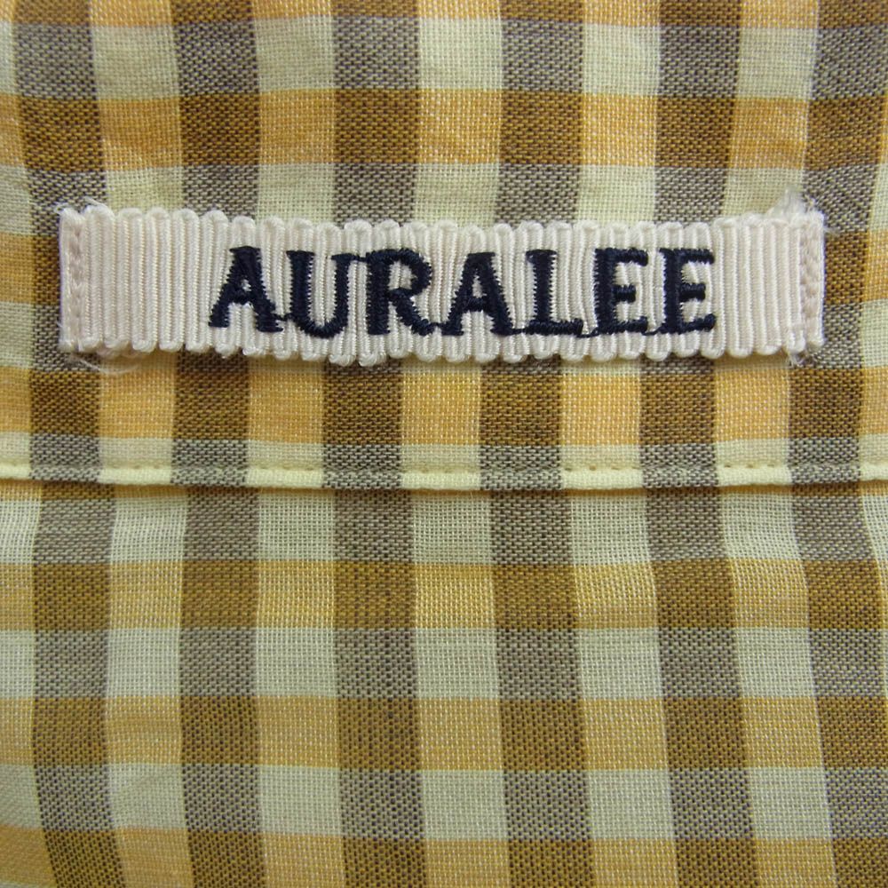AURALEE オーラリー 26SS A26SS02GC AIRY LIGHTCOTTON CHECK HALF