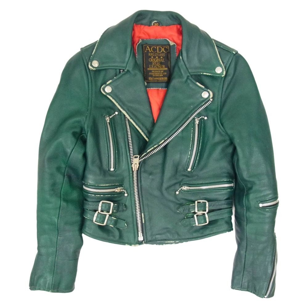 エーシーディーシー ACDC レザー ダブルライダース ジャケット