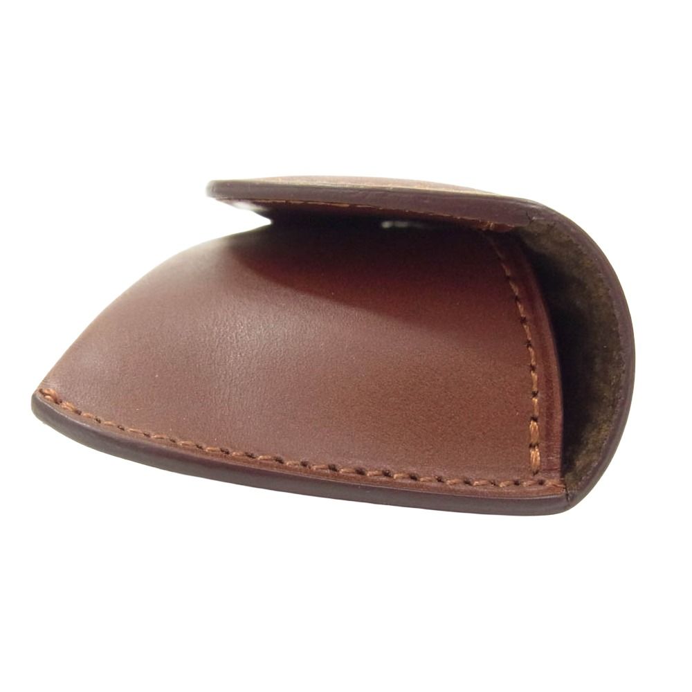 SOMES SADDLE ソメスサドル レザー メガネケース ブラウン系【美品