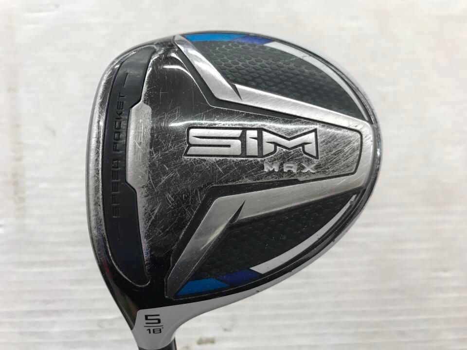 テーラーメイド　SIM MAX　18度　TENSEI BLUE TM50　Sフレックス　フェアウェイウッド　中古【最短即日発送】