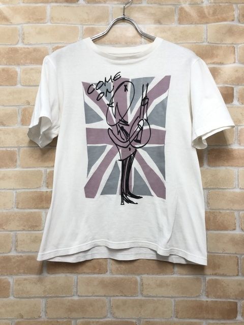 【中古】 NUMBER (N)INE ナンバーナイン 00ss ユニオンジャックTシャツ ホワイト 3 111444317