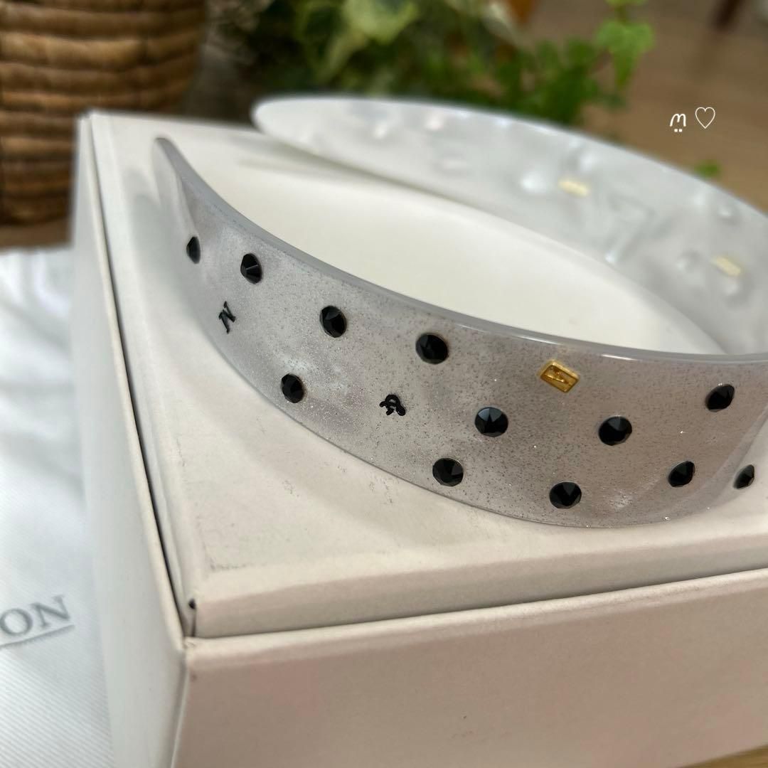 アレクサンドルドゥパリJ&M DAVIDSONクリスタルヘッドバンド