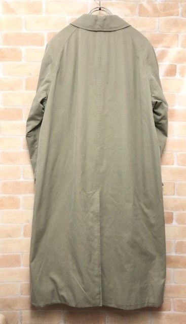 中古】 BURBERRY バーバリー ステンカラーコート カーキ 48 111417629