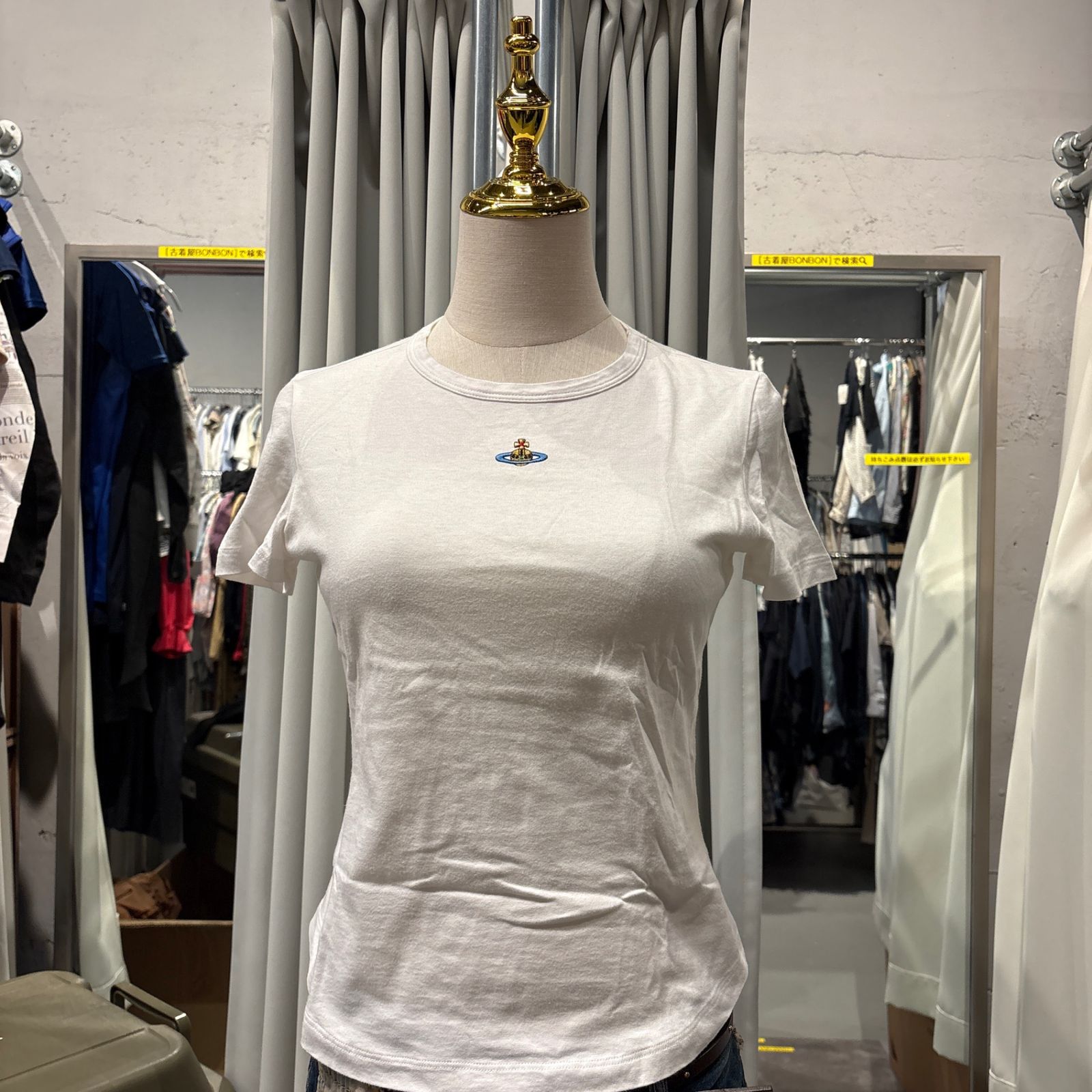 9　VIVIENNE WEST WOOD ヴィヴィアンウェストウッド　Tシャツ オーブ オーヴ 刺繍 半袖 シンプル お呼ばれ デート オフィスカジュアル フォーマル かわいい 上品 可愛い 9,490円