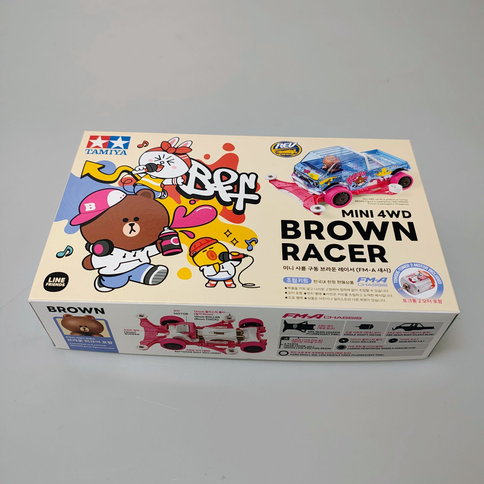 タミヤ ミニ四駆 ブラウンレーサー 韓国限定 LINE FRIENDS BROWN RACER