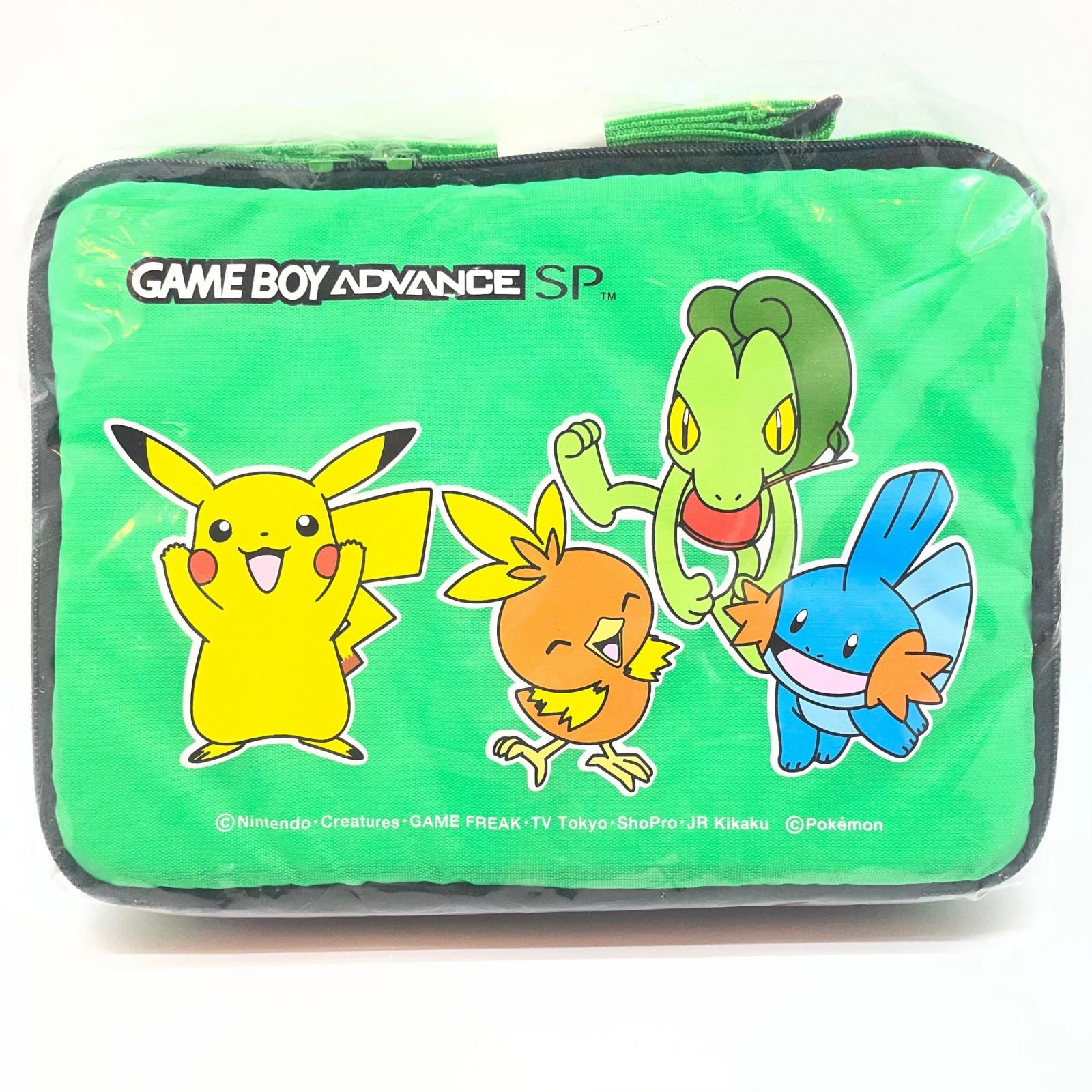 【尾張小牧店】ゲームボーイアドバンスSP 収納ケース ポーチ GBA GAMEBOY ADVANCE SP POCKET MONSTERS　未使用・未開封【レトロ】【中古】