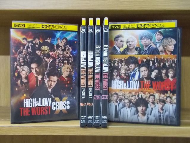 DVD HiGH&LOW THE WORST 全2巻 + EPISODE.0 全2巻 + X 他 シリーズ 計6