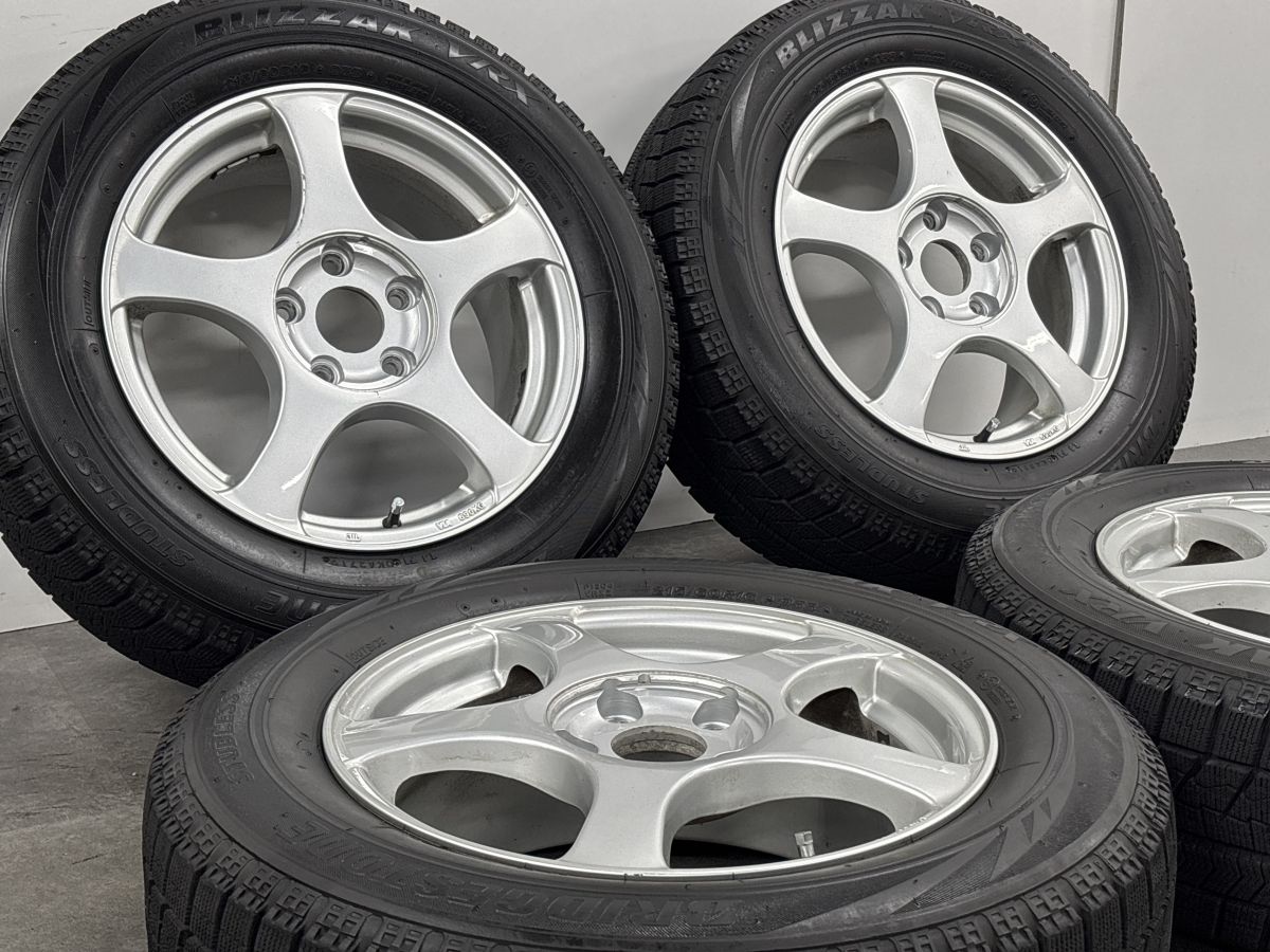 ノア オデッセイ 等に】5スポーク 16in 7JJ +54 PCD114.3 ブリヂストン