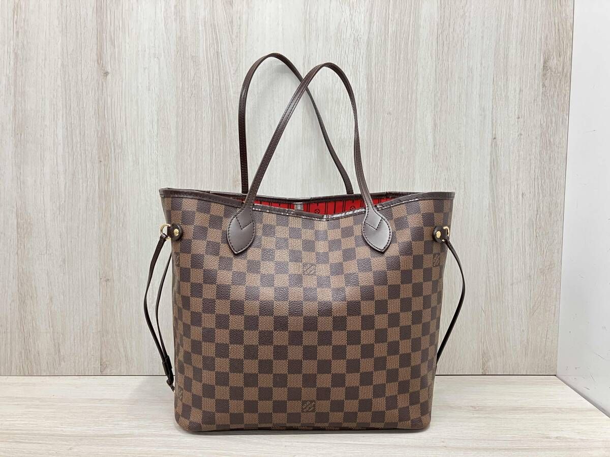 ルイヴィトン　LOUIS VUITTON／ダミエ ネヴァーフルGM(旧型) トートバッグ　鑑定書付　N51106 77,267円