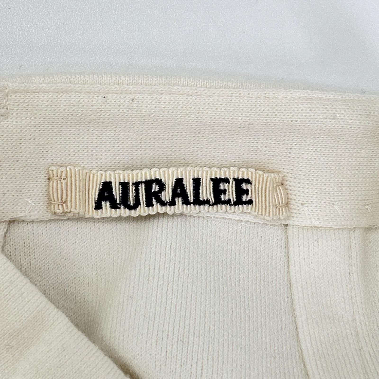 AURALEE オーラリー A25SS02WF 25SS ホワイト COTTON SILK STRETCH