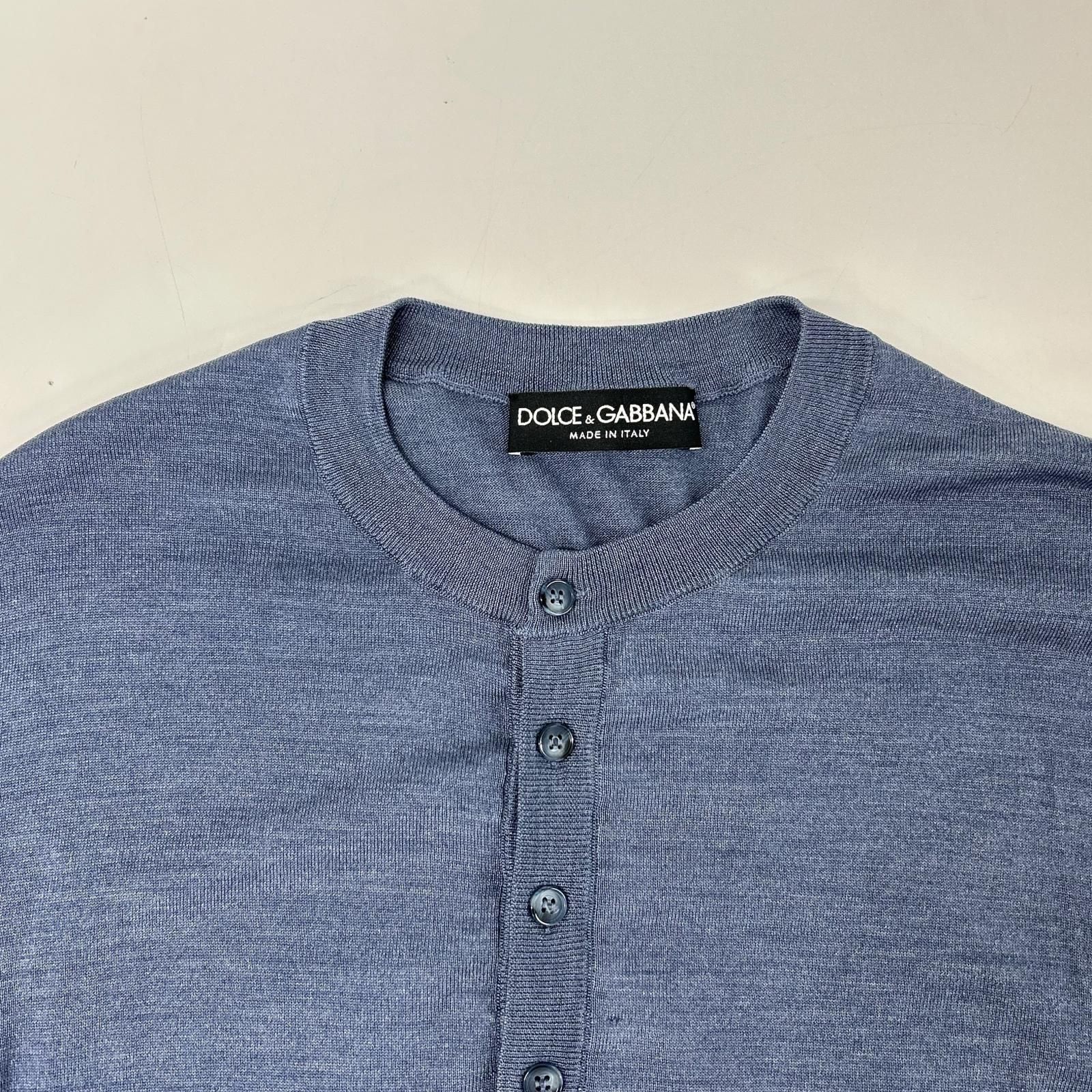 DOLCE&GABBANA ドルチェアンドガッバーナ 国内正規 ブルー シルク