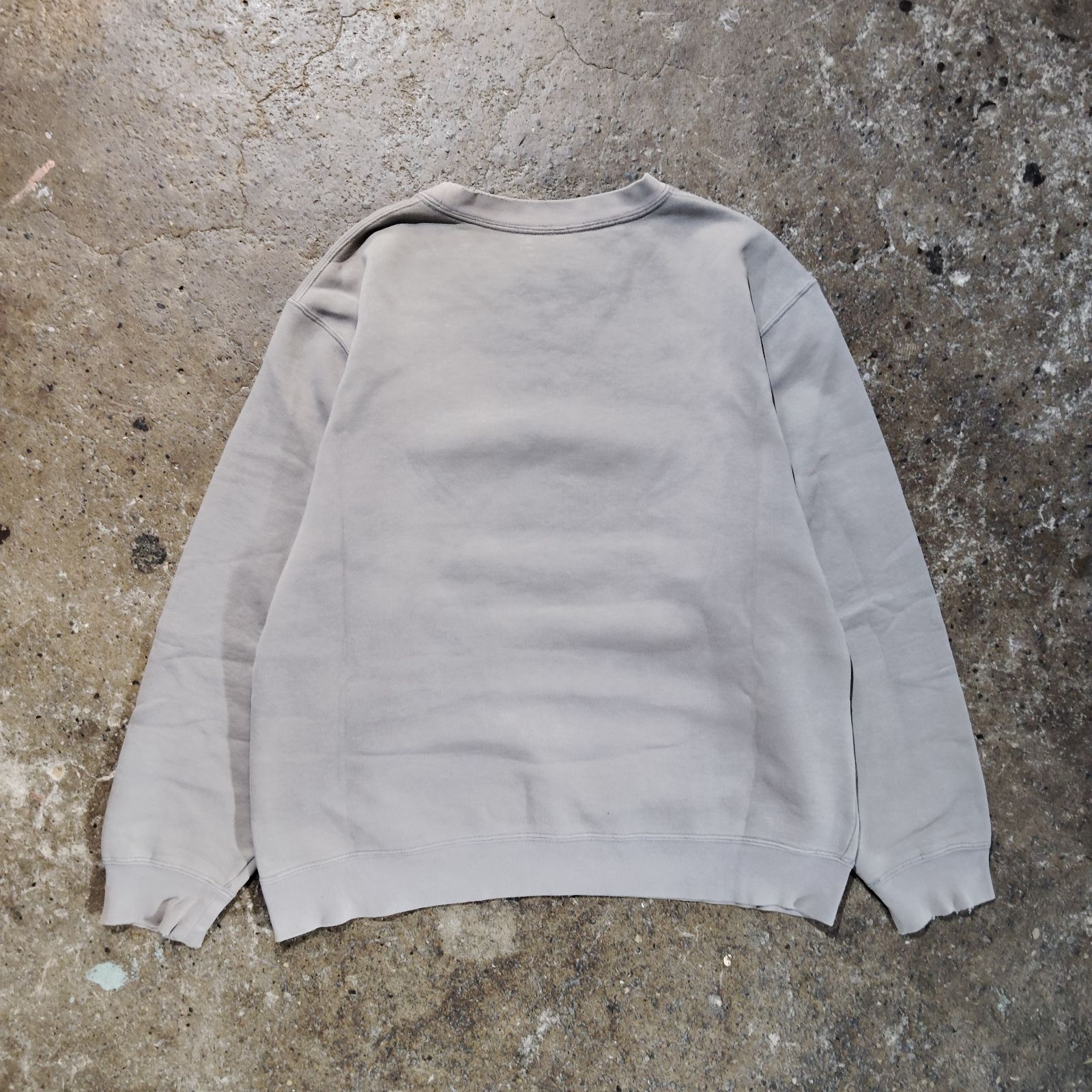 STUSSY 00s ショーンフォントプリントスウェット フロッキープリント
