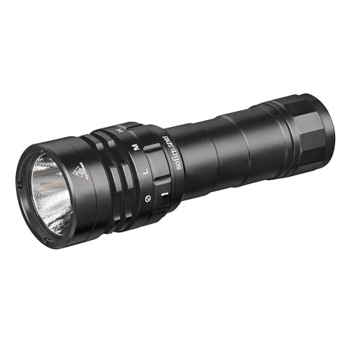 Sofirn ダイビングライト 3000ルーメン 水中100メートル マグネットリング スイッチ 三つ点灯モード 超高輝度 LED 懐中電灯 耐衝撃 探検 ナイトダイビング 水中ライト 釣り キャンプ 防災グッズ 日本語説明書付属(6000K eac26900