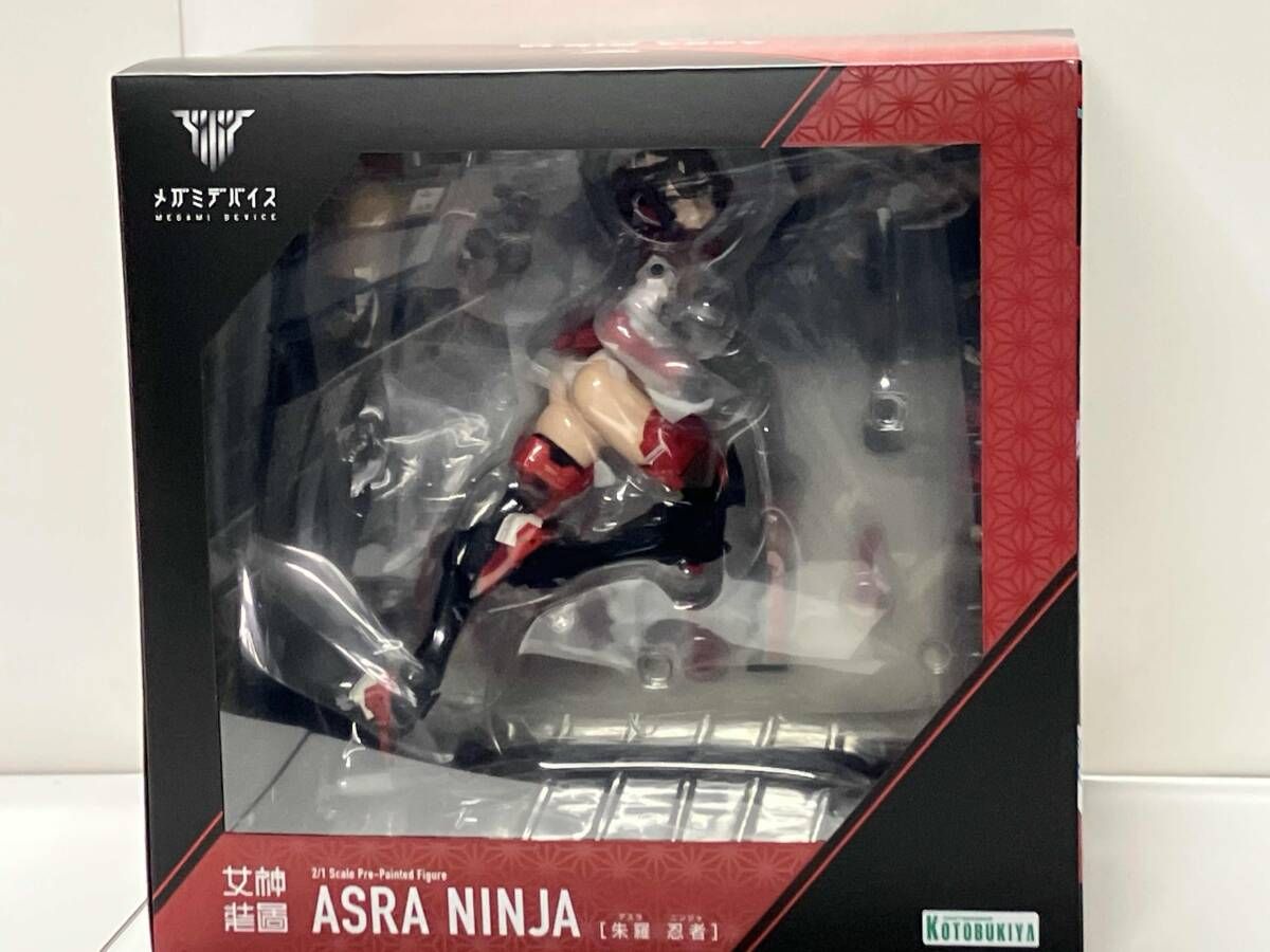 コトブキヤ 朱羅 忍者 2/1 メガミデバイス 中古(本体A⁄箱C)特典メガミ