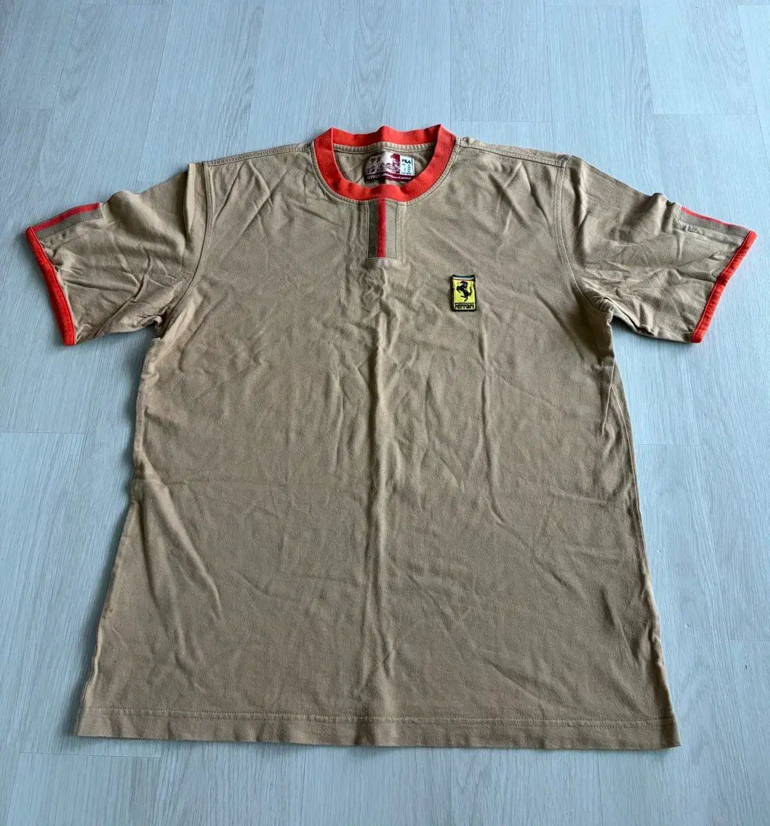 (未使用) FILA Ferrari コラボ 半袖Tシャツ 100