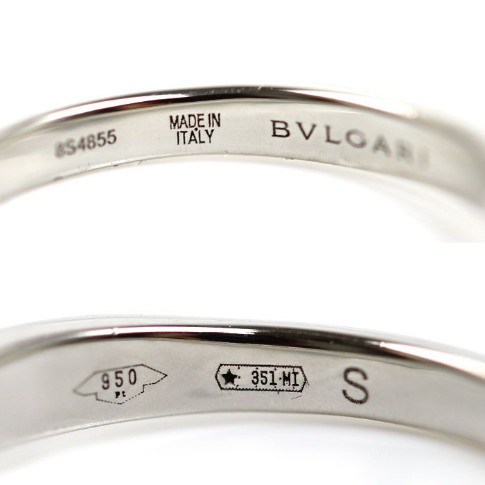 BVLGARI ブルガリ Pt950プラチナ フェディ ダイヤ リング・指輪 347292