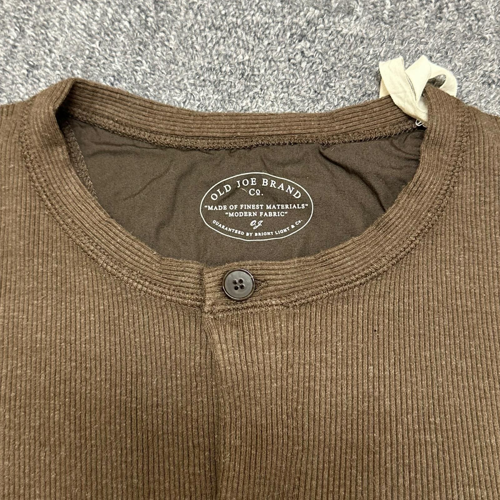 参考上代30800円 未使用 OLD JOE & CO. 25AW BUTTON FRONT SILK NEP RIBED シルクネップリブ カーディガン オールドジョーアンドコー 252OJ-CT02 BARK 40 （19057M） 参考上代30800円 未使用 OLD JOE & CO. 25AW BUTTON FRONT SILK NEP