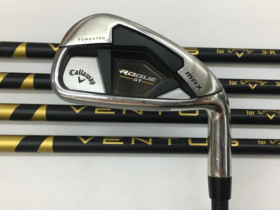 キャロウェイ　ROGUE ST MAX　VENTUS 5 for Callaway　Rフレックス　アイアンセット　中古【最短即日発送】