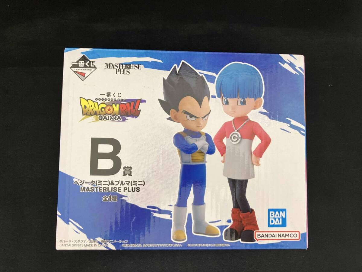 明*香様 一番くじ ドラゴンボール B賞 ブルマ　E賞ベジータ B賞 ベジｰタ(ミニ)&ブルマ(ミニ) MASTERLISE PLUS 一番くじ
