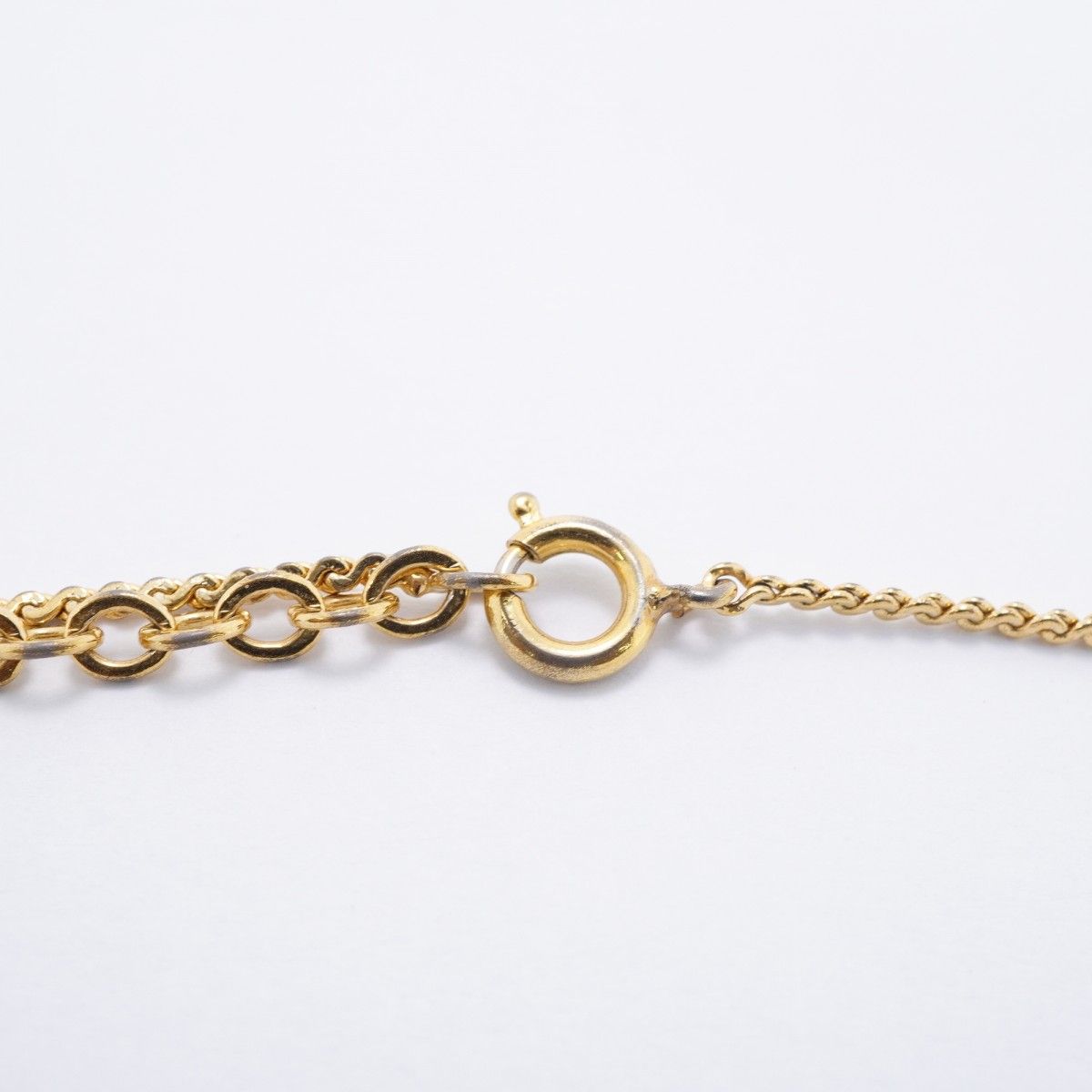 ☆SALE【6jfb0841-k】クリスチャンディオール ネックレス CDロゴ GP