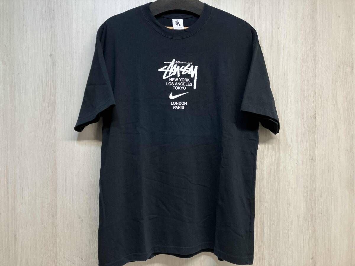NIKE × STUSSY International T-Shirt DD3342-010 半袖Tシャツ ナイキ ステューシー インターナショナル ブラック メンズ M