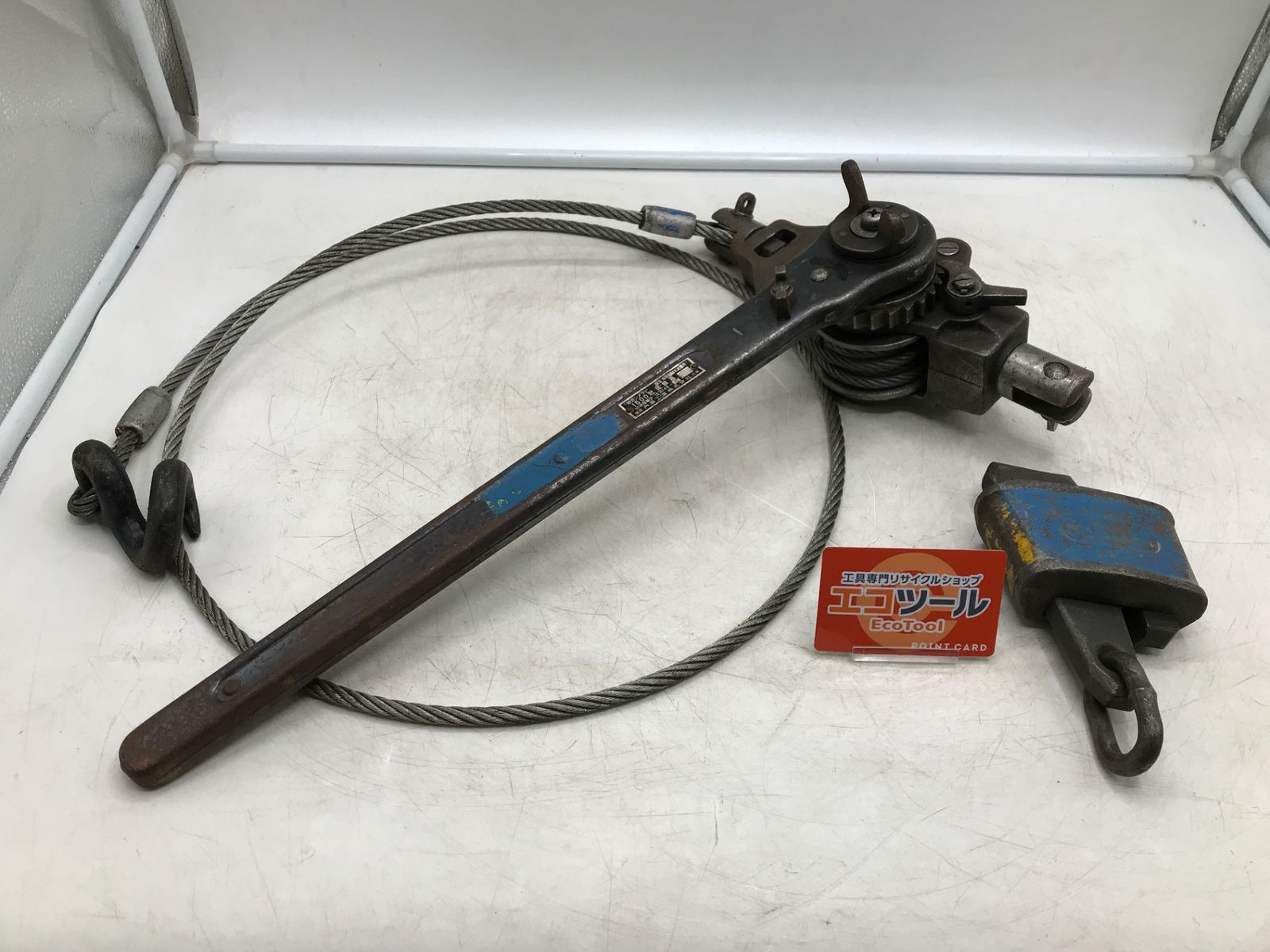 【中古品】内藤工業 1500 シメラー 張線器 [IT_RIX5R][岡岩][M05]