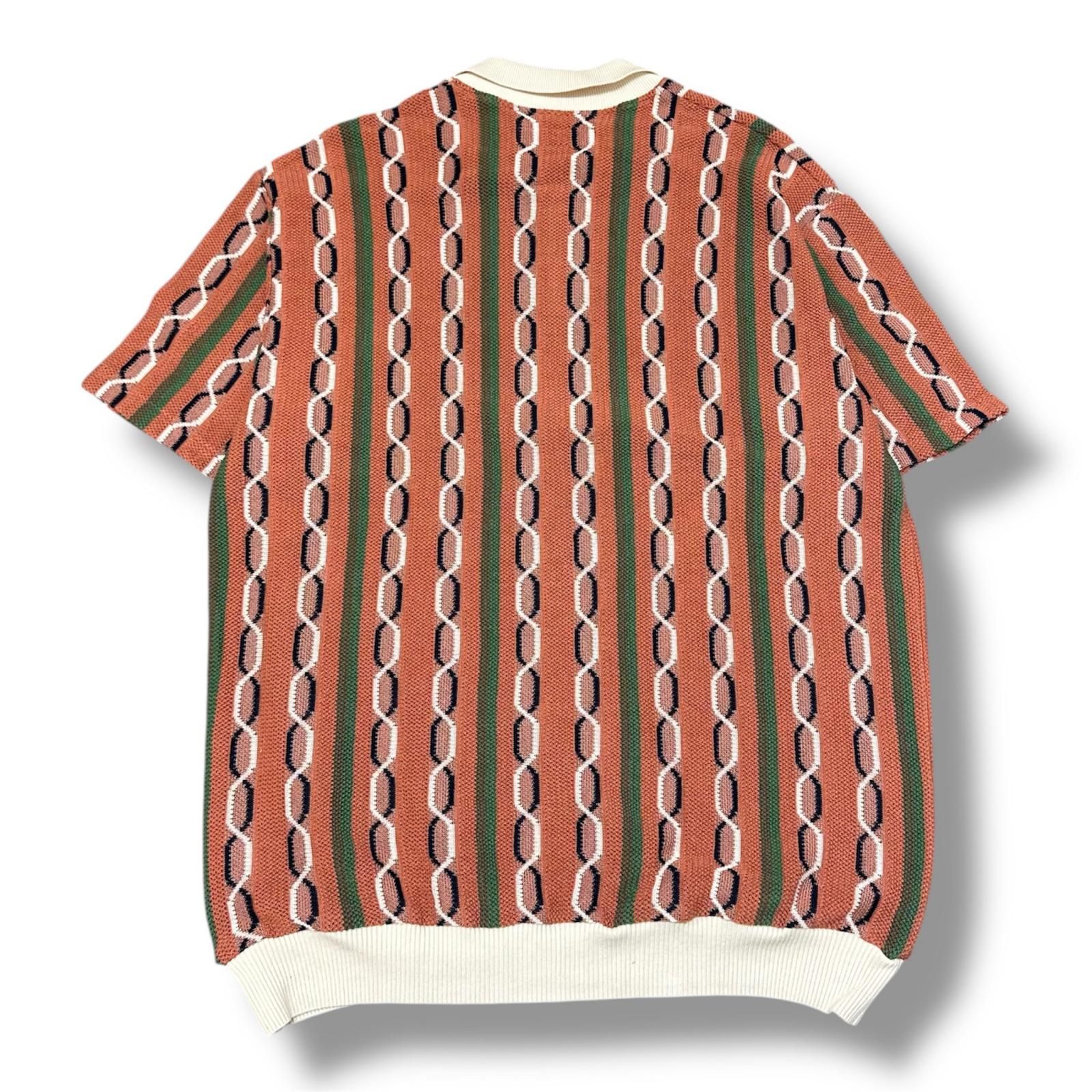 参考上代31900円 未使用 WACKO MARIA 24SS STRIPED JACQUARD SUMMER