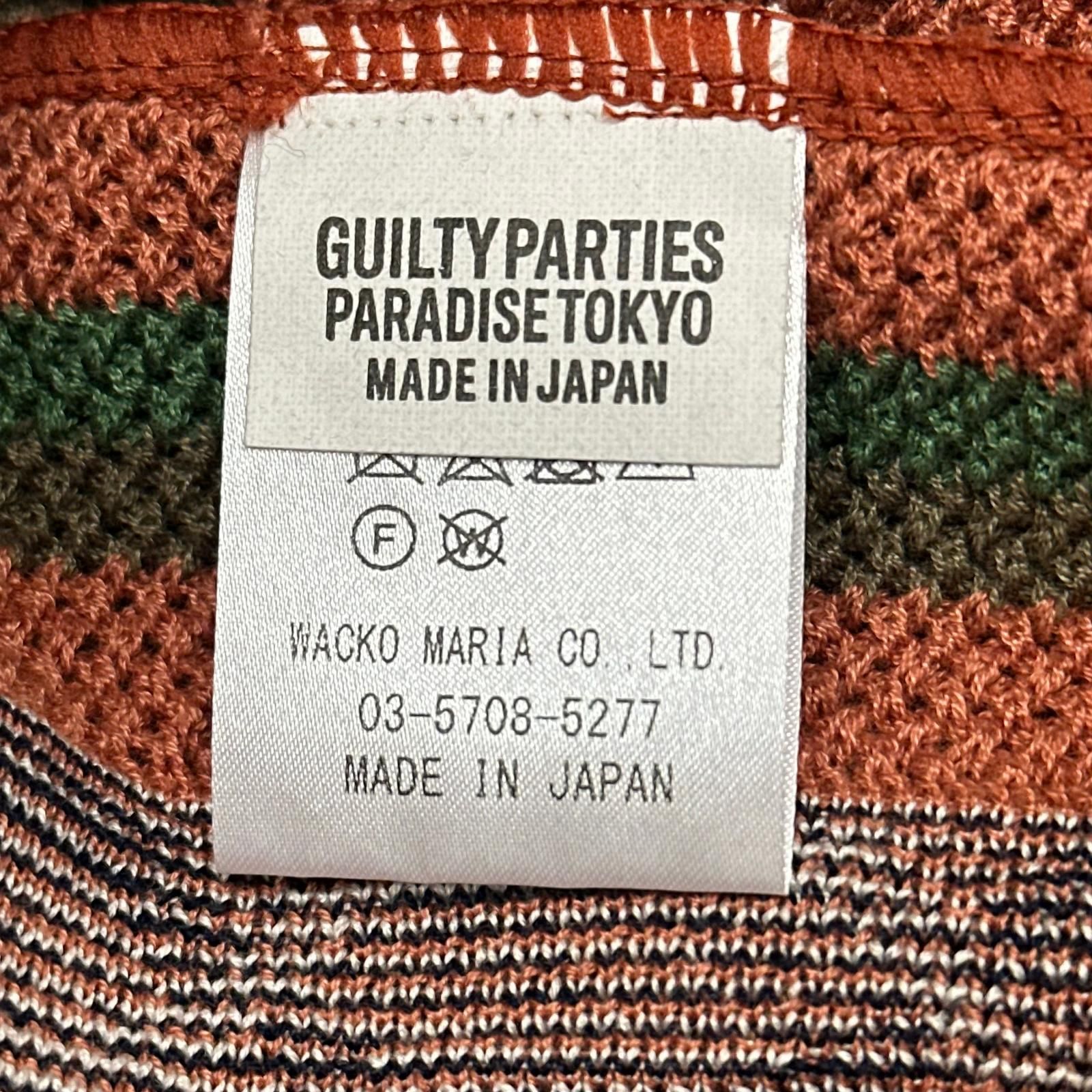 参考上代31900円 未使用 WACKO MARIA 24SS STRIPED JACQUARD SUMMER