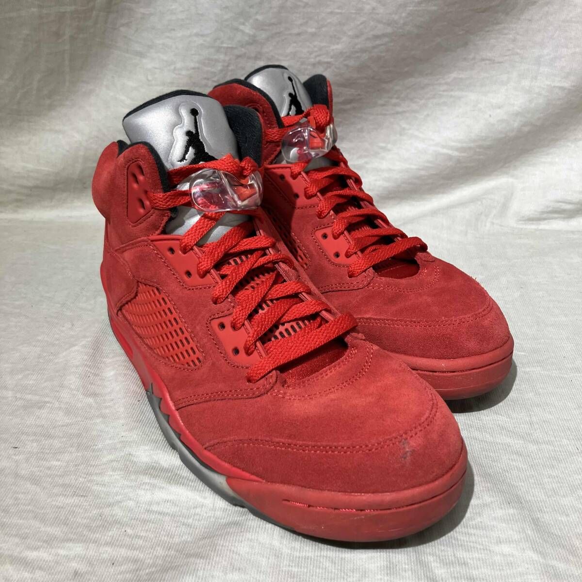 NIKE スニーカー AIR JORDAN 5 RETRO 27.5サイズ レッド ナイキ - メルカリ