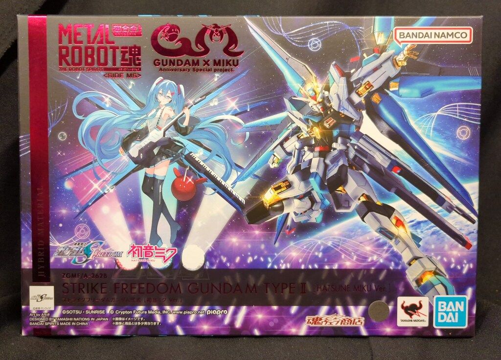 BANDAI SPIRITS METAL ROBOT魂 <SIDE MS> 機動戦士ガンダムSEED FREEDOM ストライクフリーダムガンダム弐式 [初音ミク Ver.]