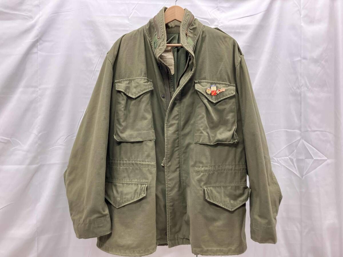 US.ARMY M-65/80s 米軍実物 3rdモデル DLA100-81C-2335 表記サイズL カーキ