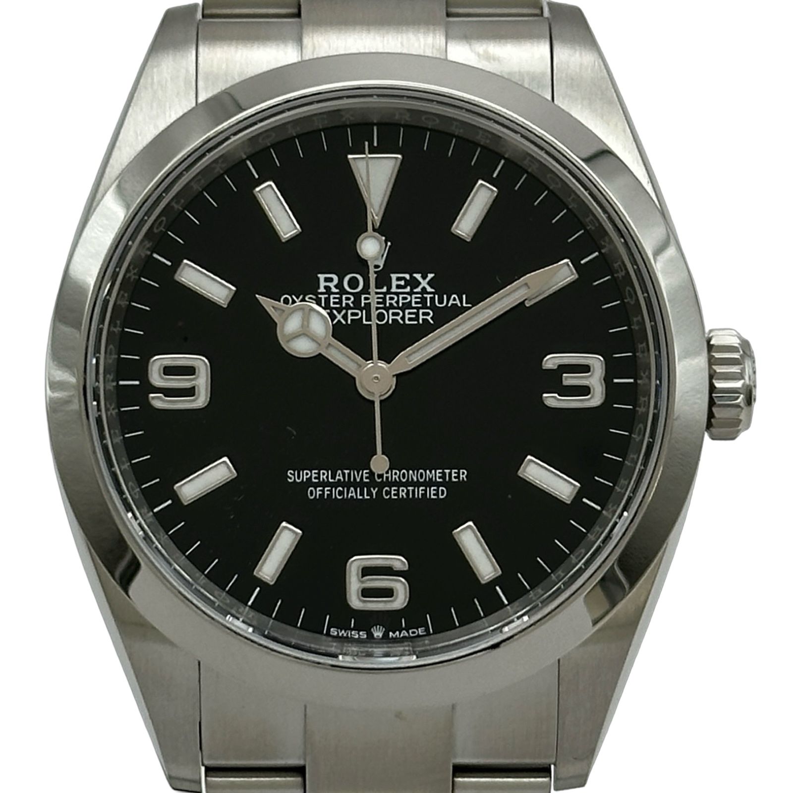 ロレックス ROLEX エクスプローラー36 124270 ブラック ステンレススチール 自動巻き メンズ 腕時計