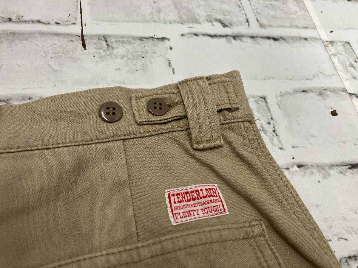 TENDERLOIN/DURABLE PRESS/ワークチノパンツ/Sサイズ/ベージュ/日本製