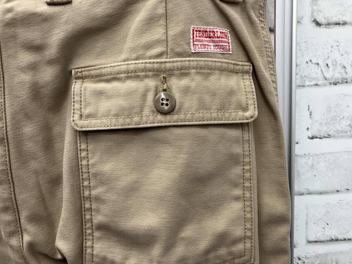 TENDERLOIN/DURABLE PRESS/ワークチノパンツ/Sサイズ/ベージュ/日本製