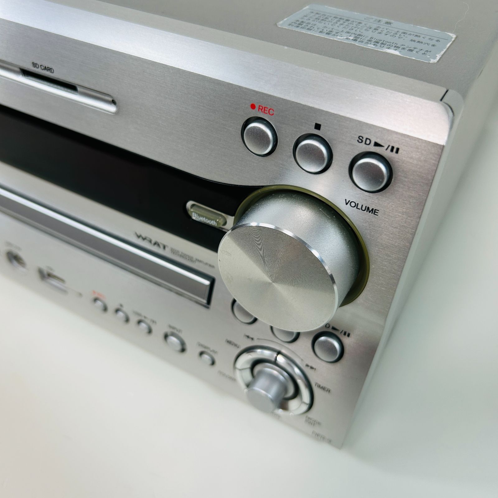 現状品】ONKYO オンキョー CD/USB/SDチューナーアンプ NFR-9(S