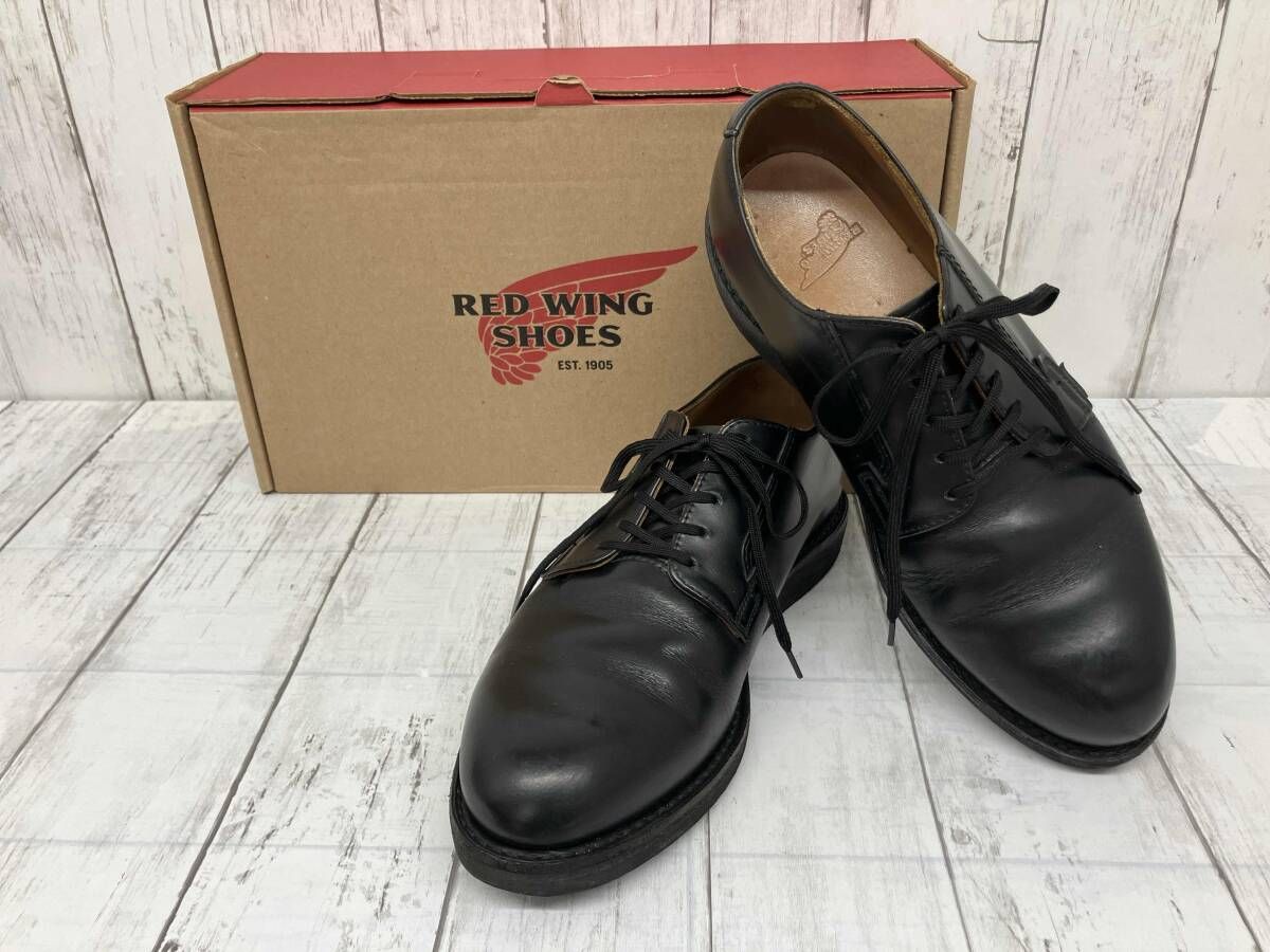 RED WING/その他ドレスシューズ/101／Postman Oxford／ブラック／25.5㎝／箱あり