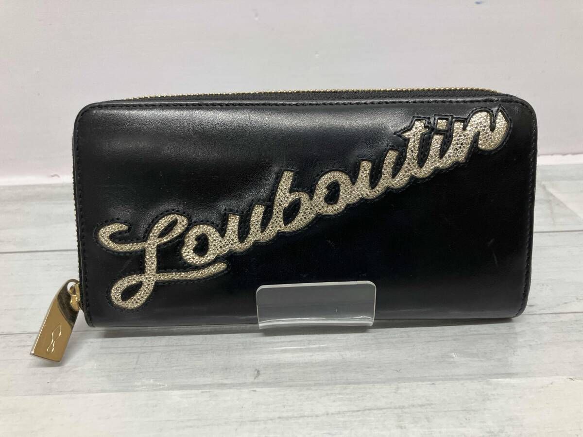 ✨希少✨　Christian Louboutin 長財布　ロゴチャーム　ブラック その他Christian louboutin クリスチャンルブタン 長財布 ロゴ