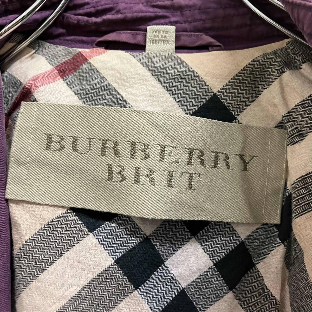 ジャンク BURBERRY パッカブルナイロン トレンチコート サイズ2