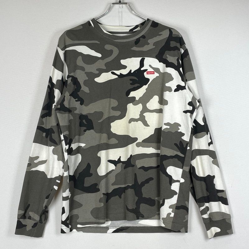 【現状渡し品】 SUPREME シュプリーム 25SS SMALL BOX L/S TEE ”SNOW CAMO” 2025年春夏 スモール ボックス ロングスリーブ Tシャツ 長袖 トップス 【149-260719-sa-09-tei】