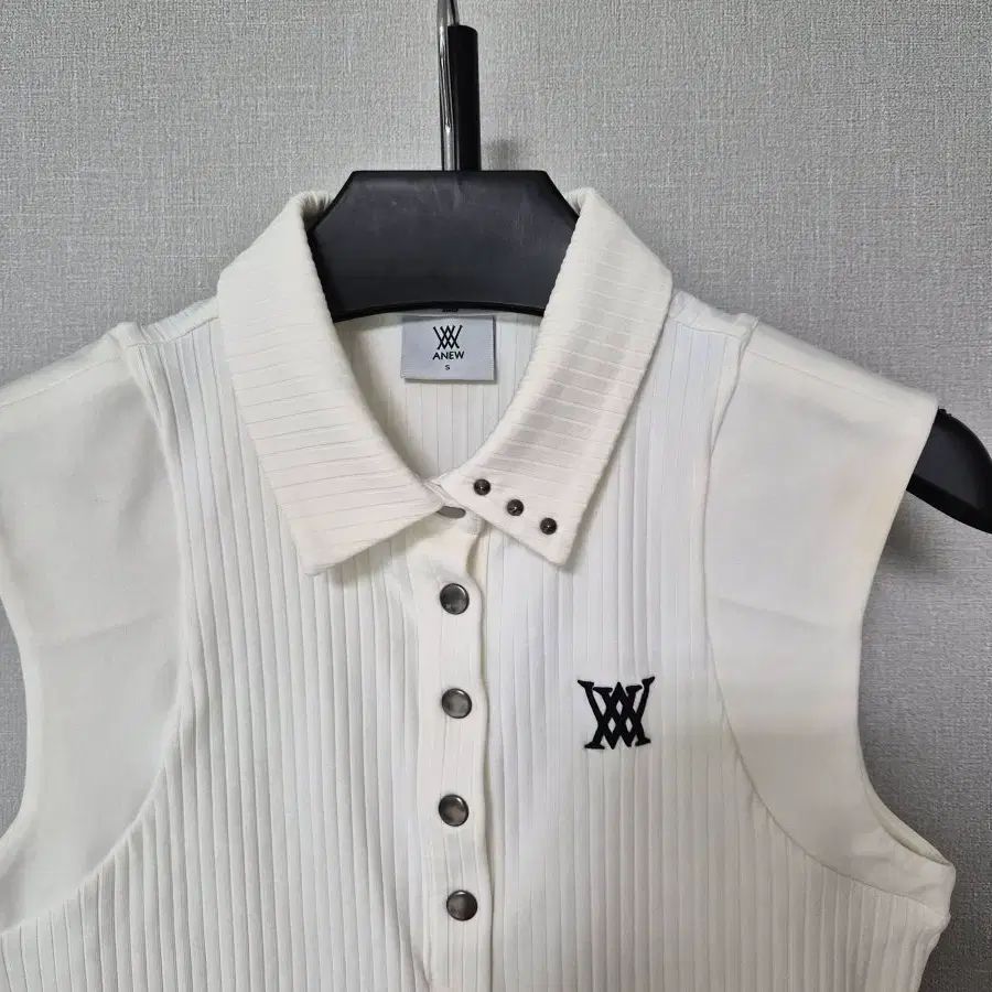 美品 ANEWGOLF ノースリーブ アニューゴルフ S 90 ノースリーブ ゴルフ Tシャツ W-ミン-088