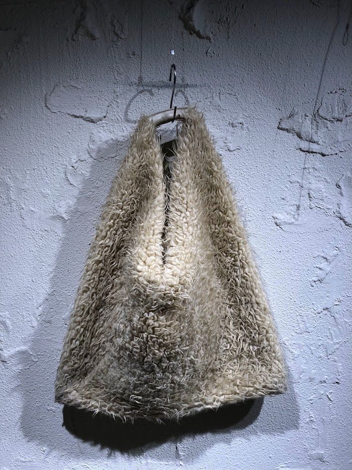 MM6 japanese tote bag ファーバッグ