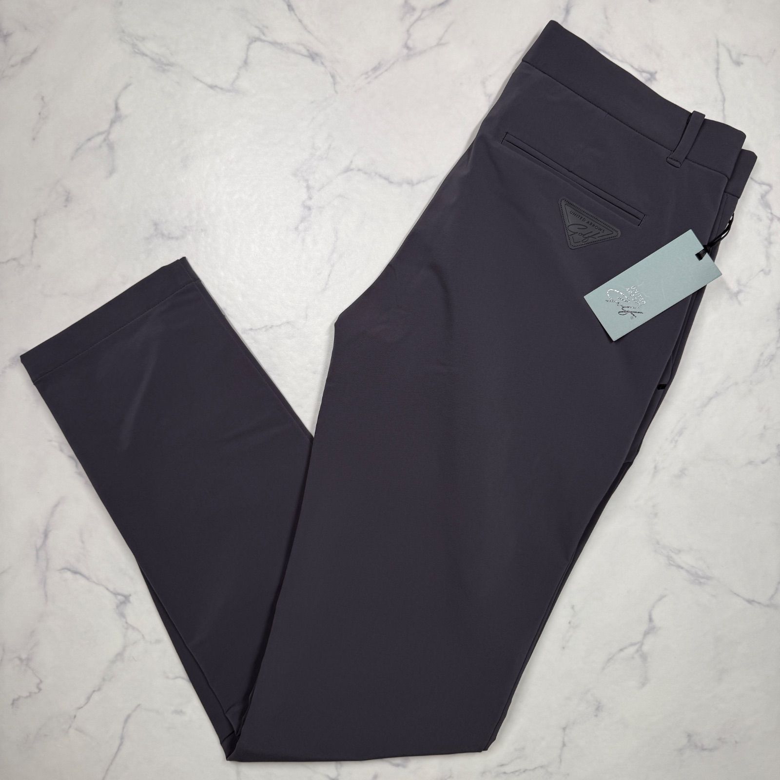 新品タグ付き UNITED ARROWS GOLF ストレッチ ゴルフパンツ ダークグレー M 日本製 12,166円