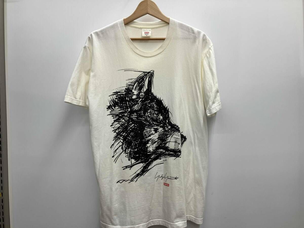 YOHJI YAMAMOTO SUPREME ヨウジヤマモト シュプリーム WOLF TEE 変色